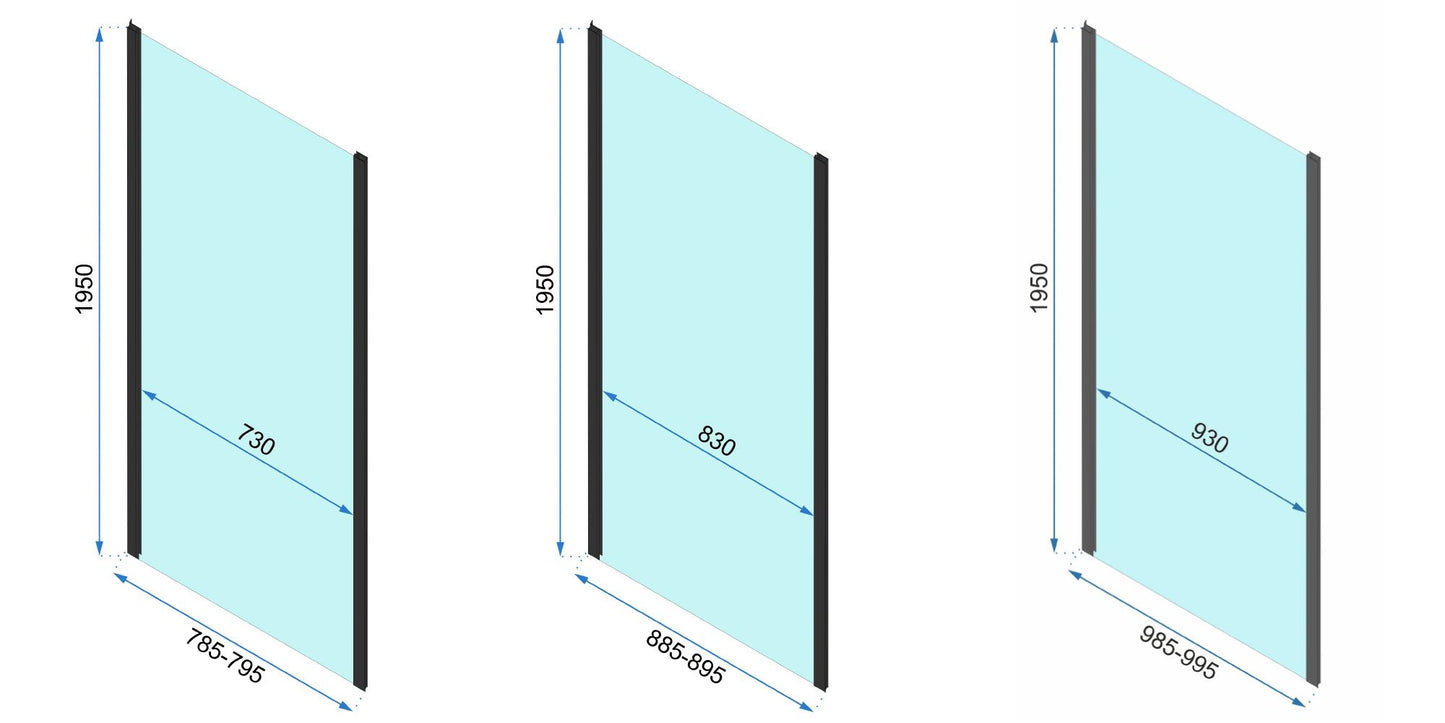 Sarok Zuhanykabin Rea Rapid Swing 90x90 16