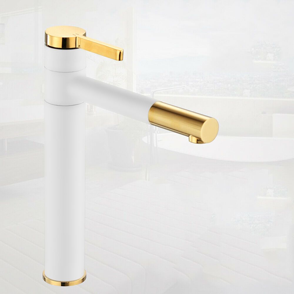Rea Smart White Gold Magasított Fürdőszobai Mosdó Csaptelep 3
