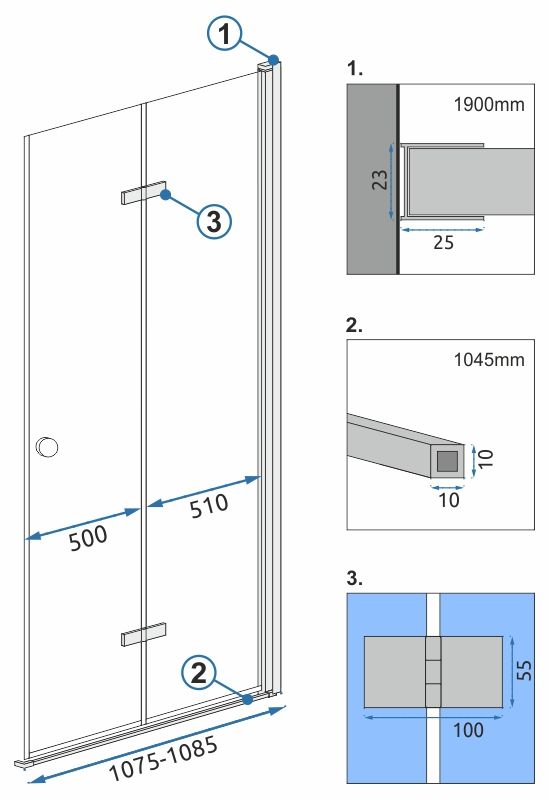 Zuhanykabin Modul Fold N2 110 2