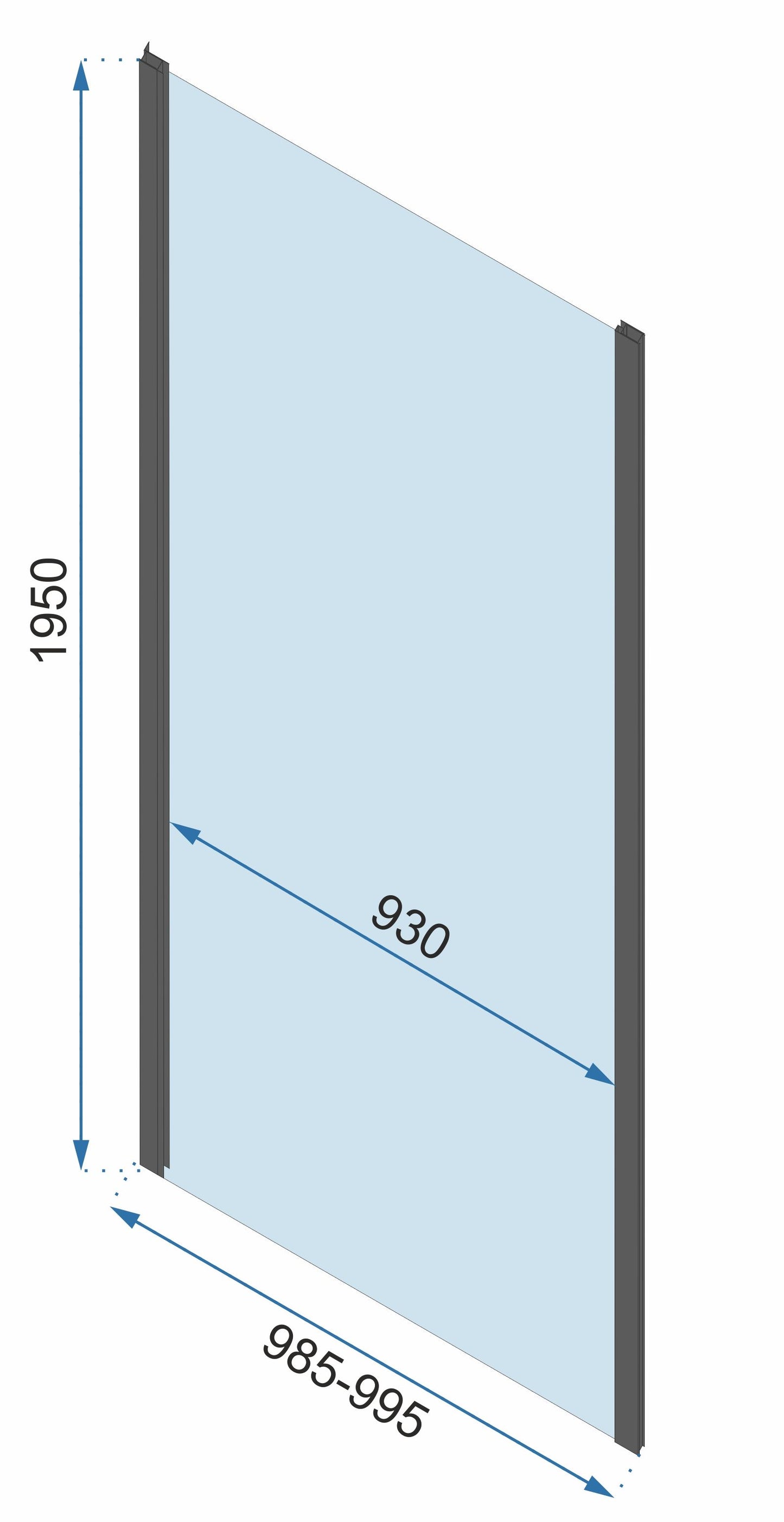 Sarok Zuhanykabin Rapid Slide 160x100 15
