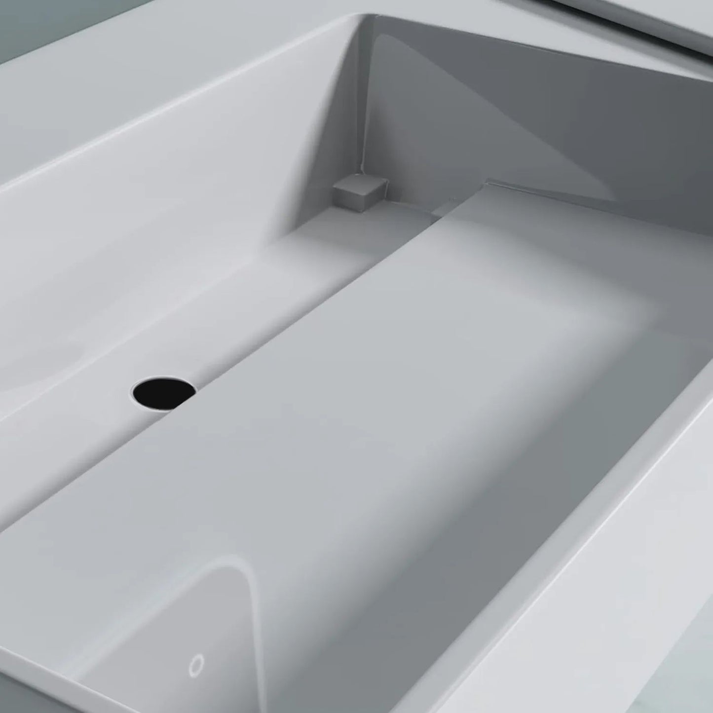 Konglomerátum Mosdó Archi 90 Cm White 6