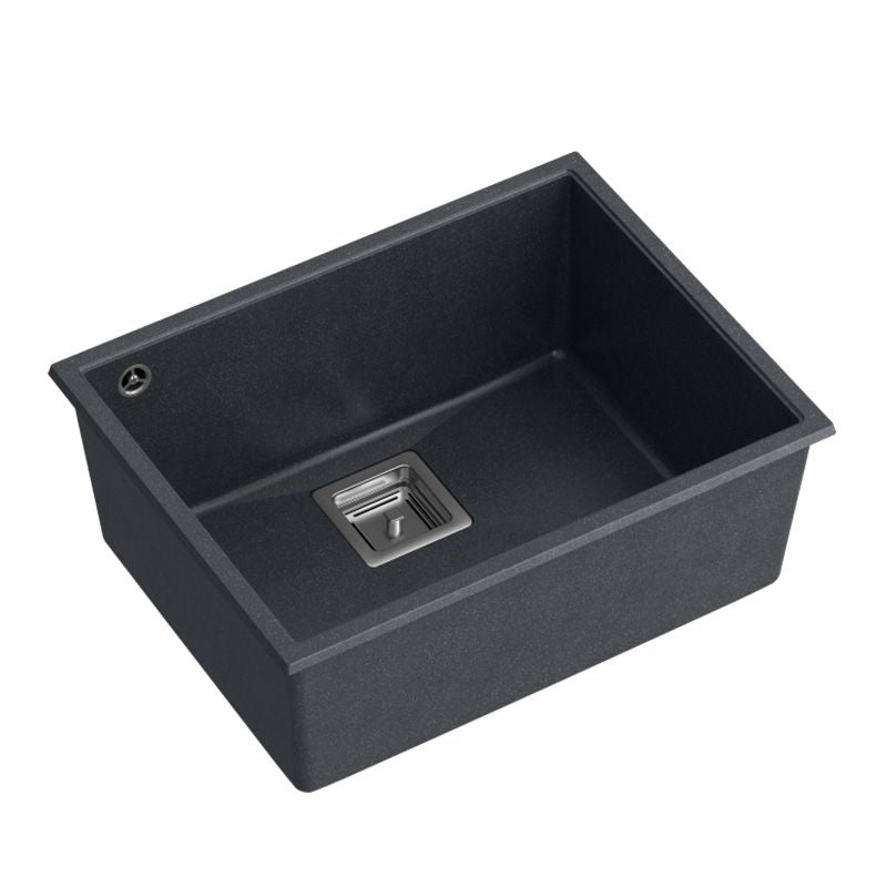 Gránit Mosogató David 50 Black Metallic Réz 2