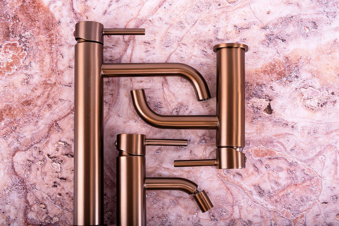 Fürdőszobai Csaptelep Rea Lungo Brush Copper High 4