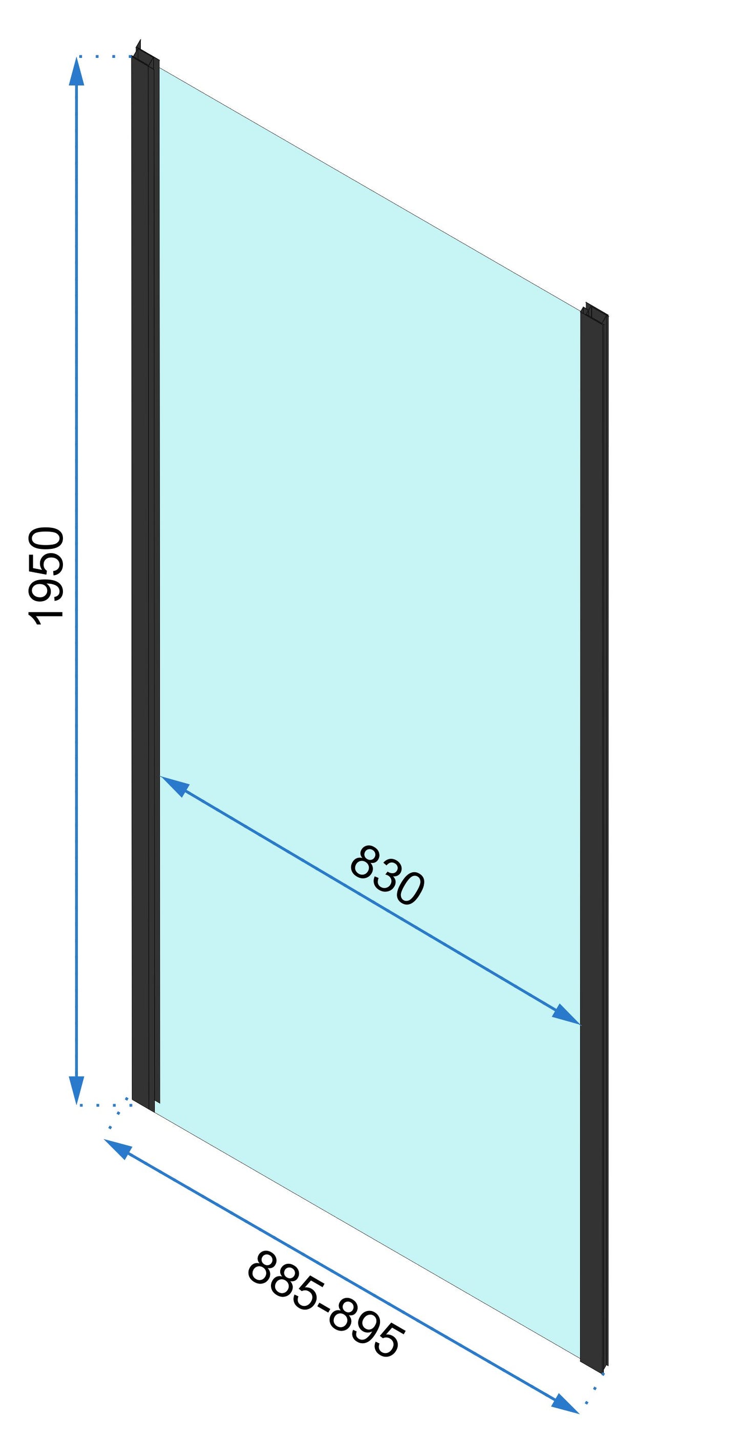 Sarok Zuhanykabin Rapid Slide 160x100 14