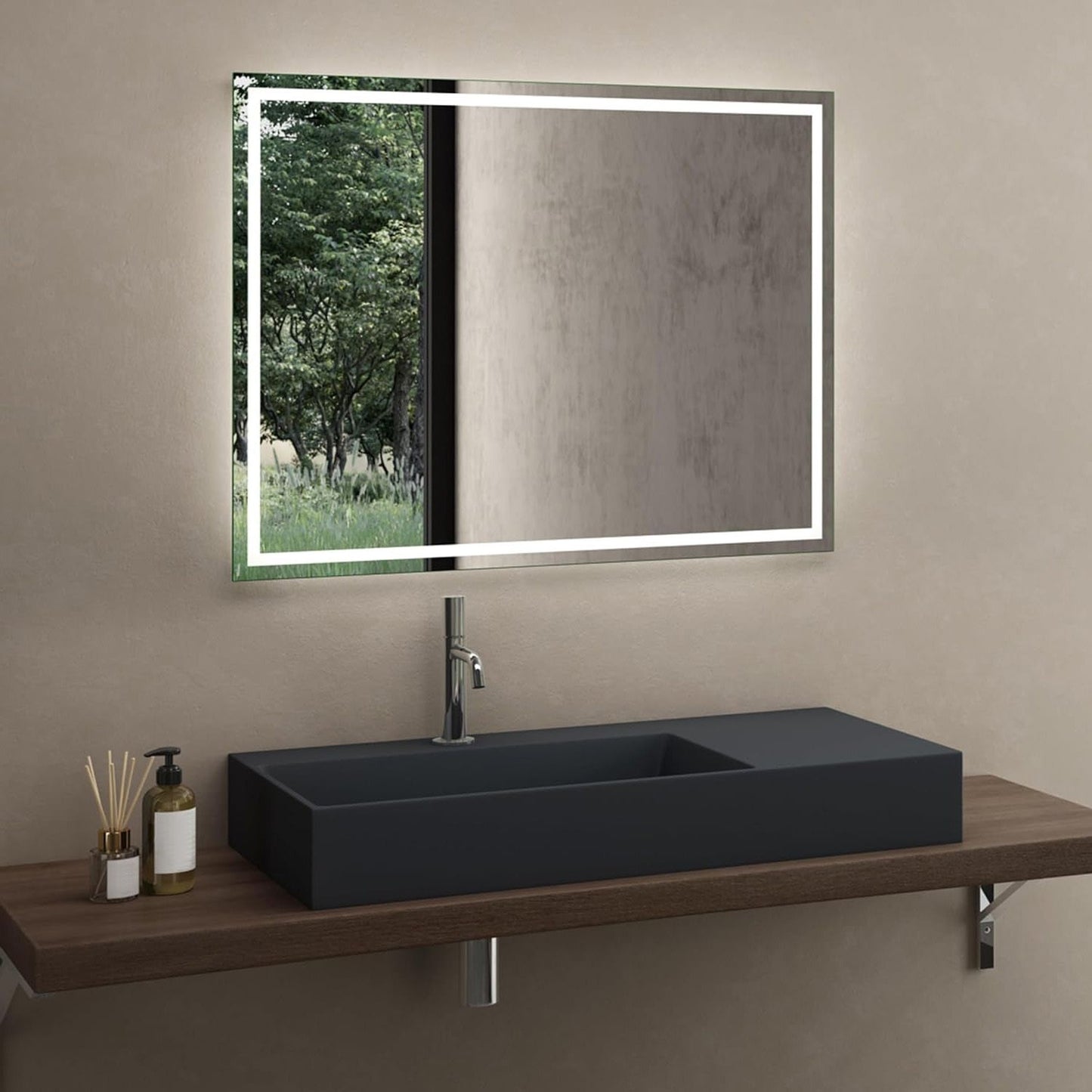 Konglomerátum Mosdó Archi 90 Cm Grey Matt 3