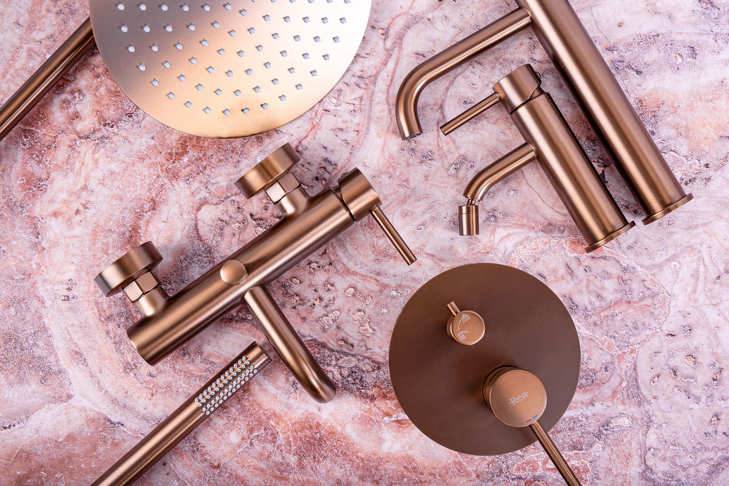 Fürdőszobai Csaptelep Rea Lungo Copper Brush 7