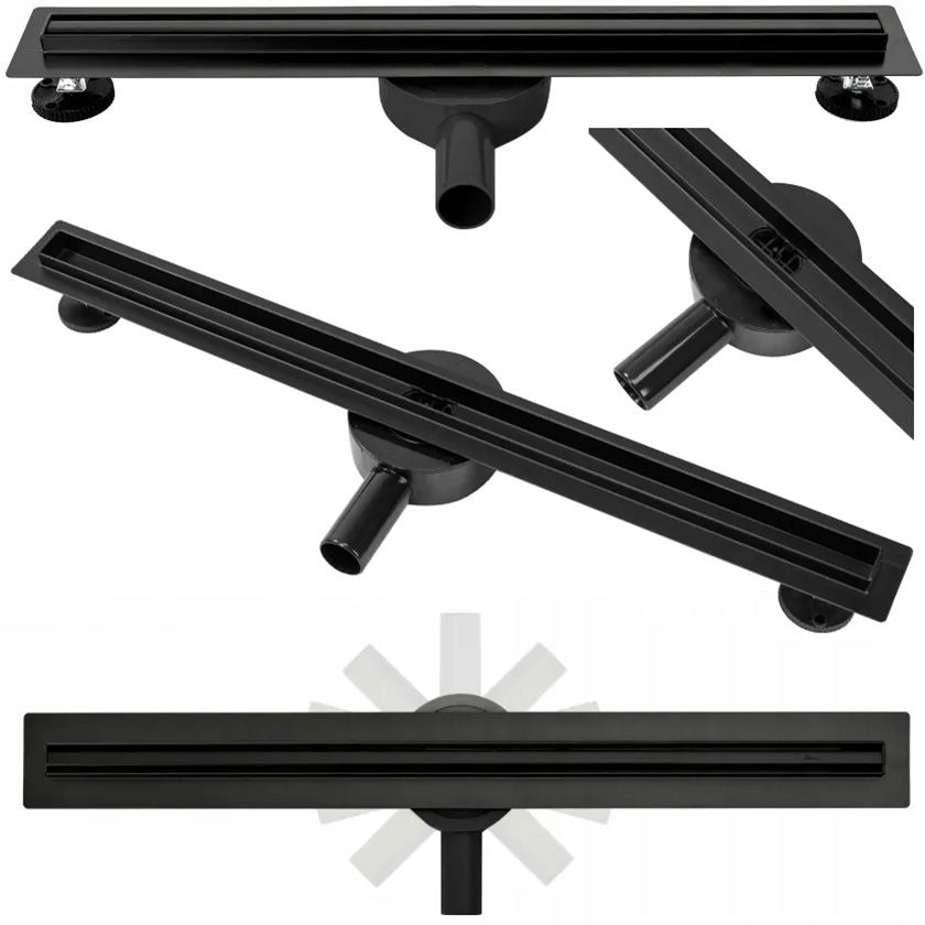 Lineáris Lefolyó Neo Slim Pro Black 70 1