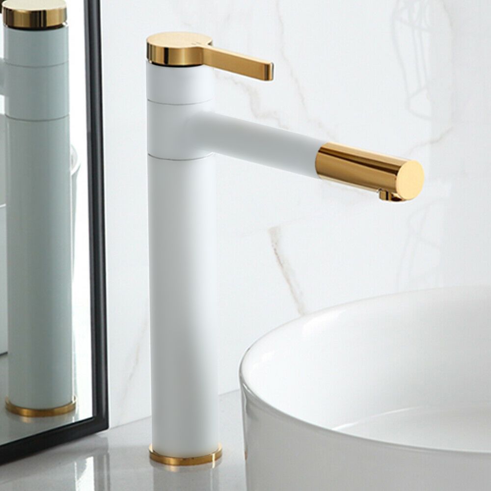 Rea Smart White Gold Magasított Fürdőszobai Mosdó Csaptelep 4