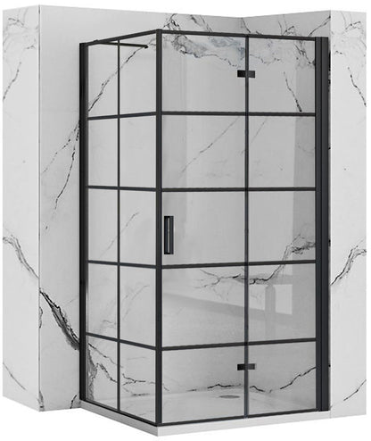 Zuhanykabin Rea Molier Black 100x80 1