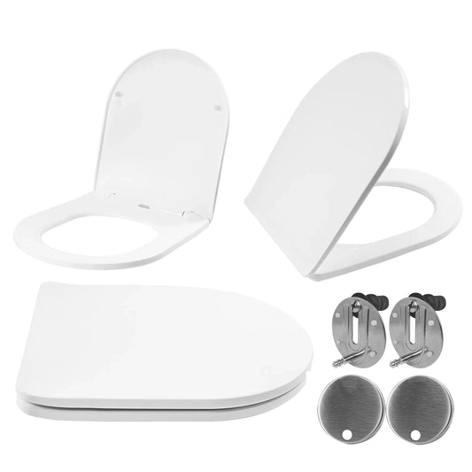 Lassan Csukódó Wc Ülőke Duroplast Flat Fehér 1