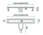 Zuhanylefolyó REA Neox Superflow BRUSH NICKEL 70 10