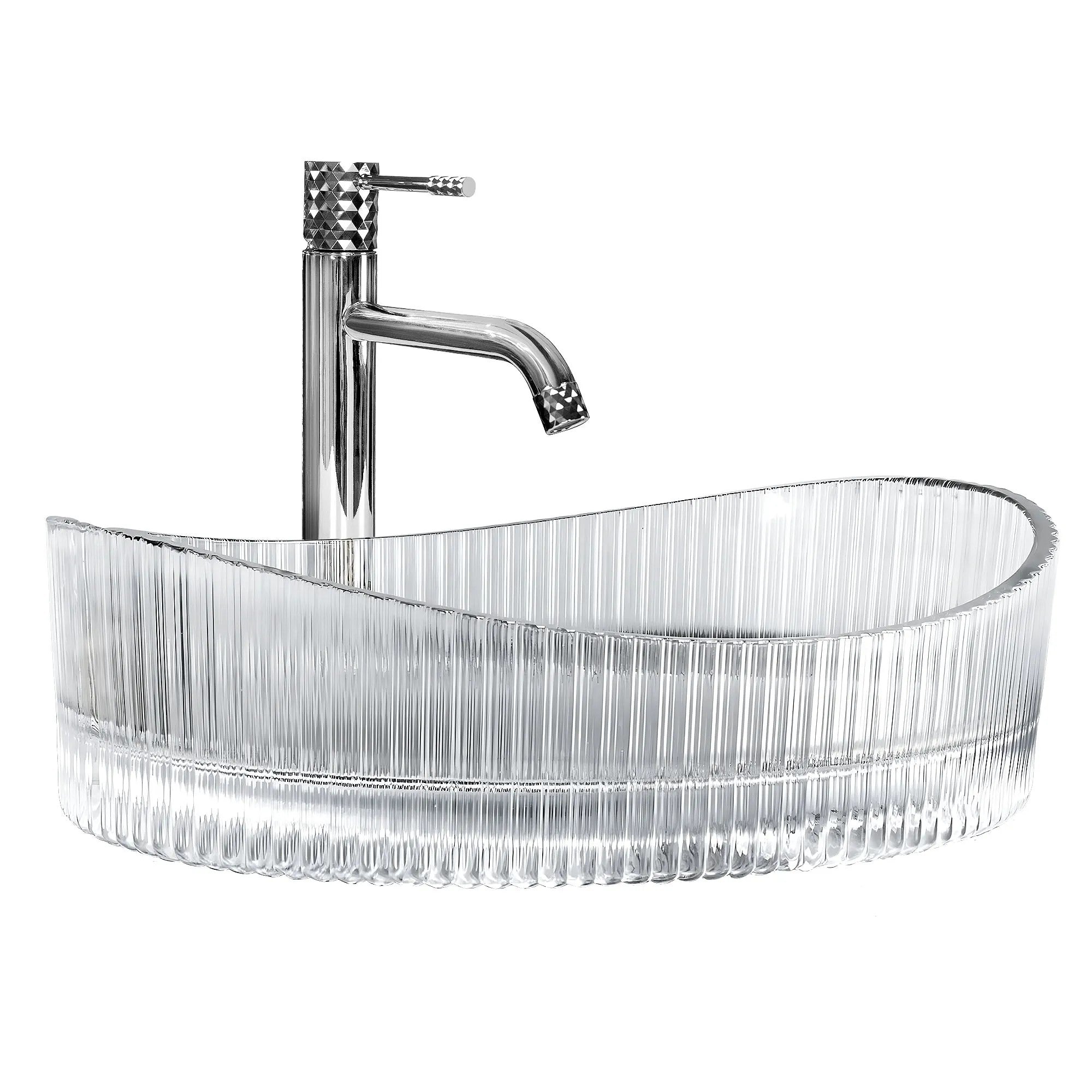 Pultos Mosdókagyló Rea Harper Transparent 10