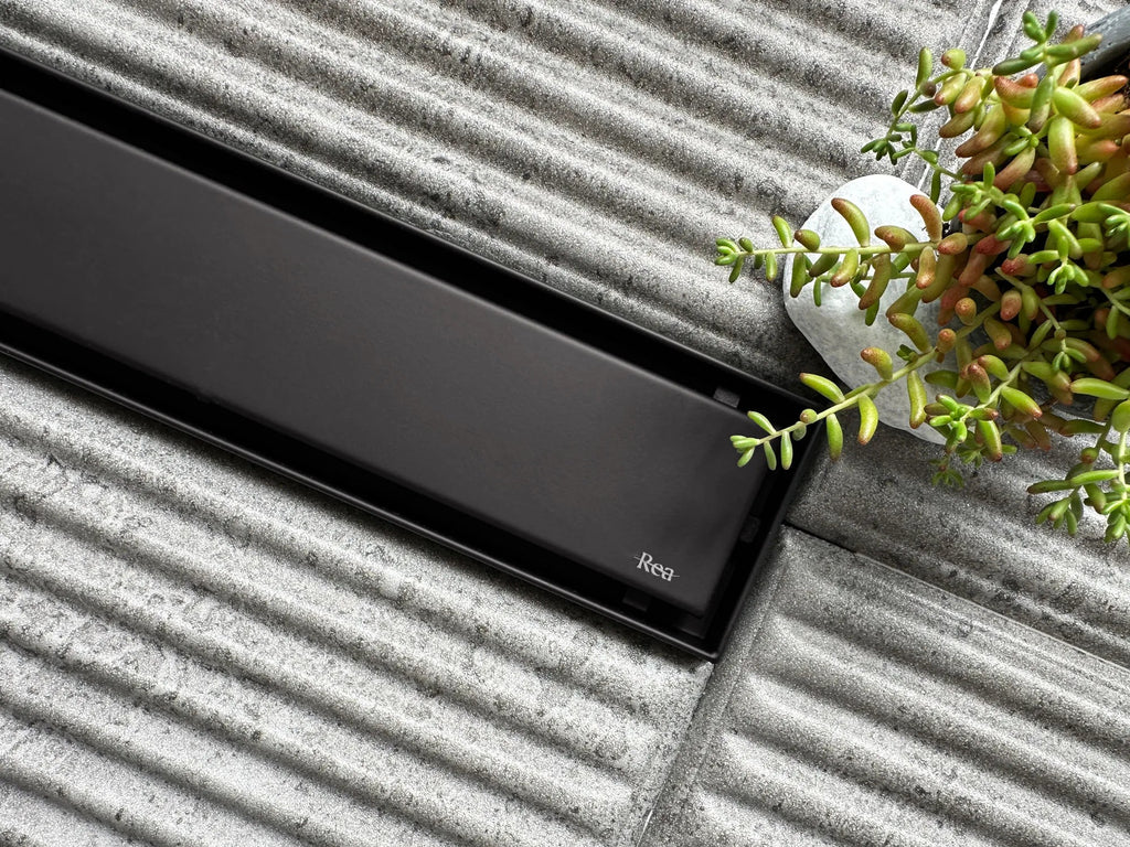 Lineáris Lefolyó REA Neox Pro Black 90 10