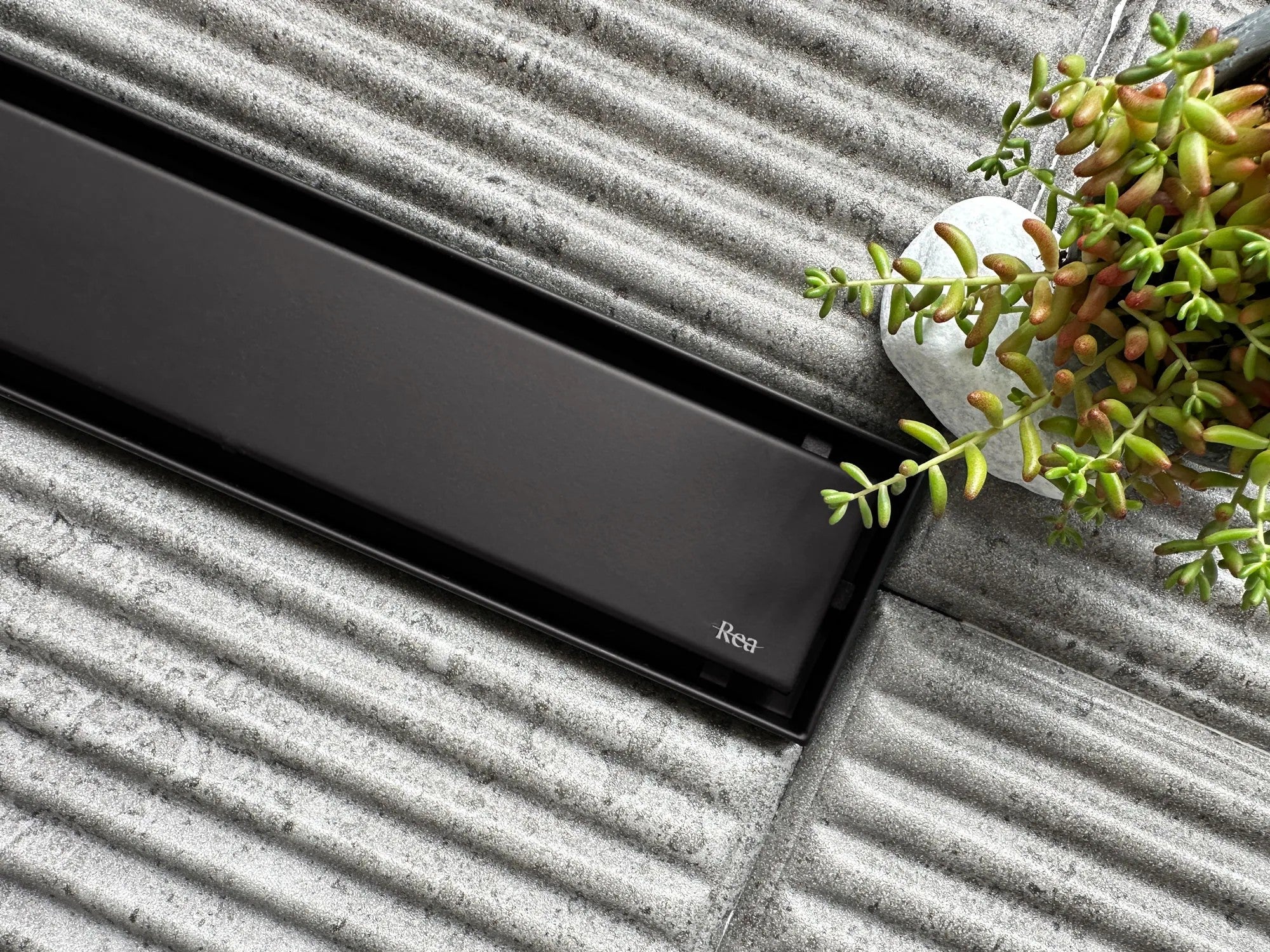 Lineáris Lefolyó REA Neox Pro Black 90 10