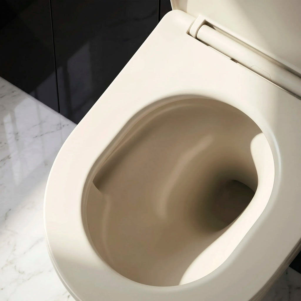 Focus Fali WC Csésze Szett + Pultra Szerelhető Mosdó Rea Focus Creme 10
