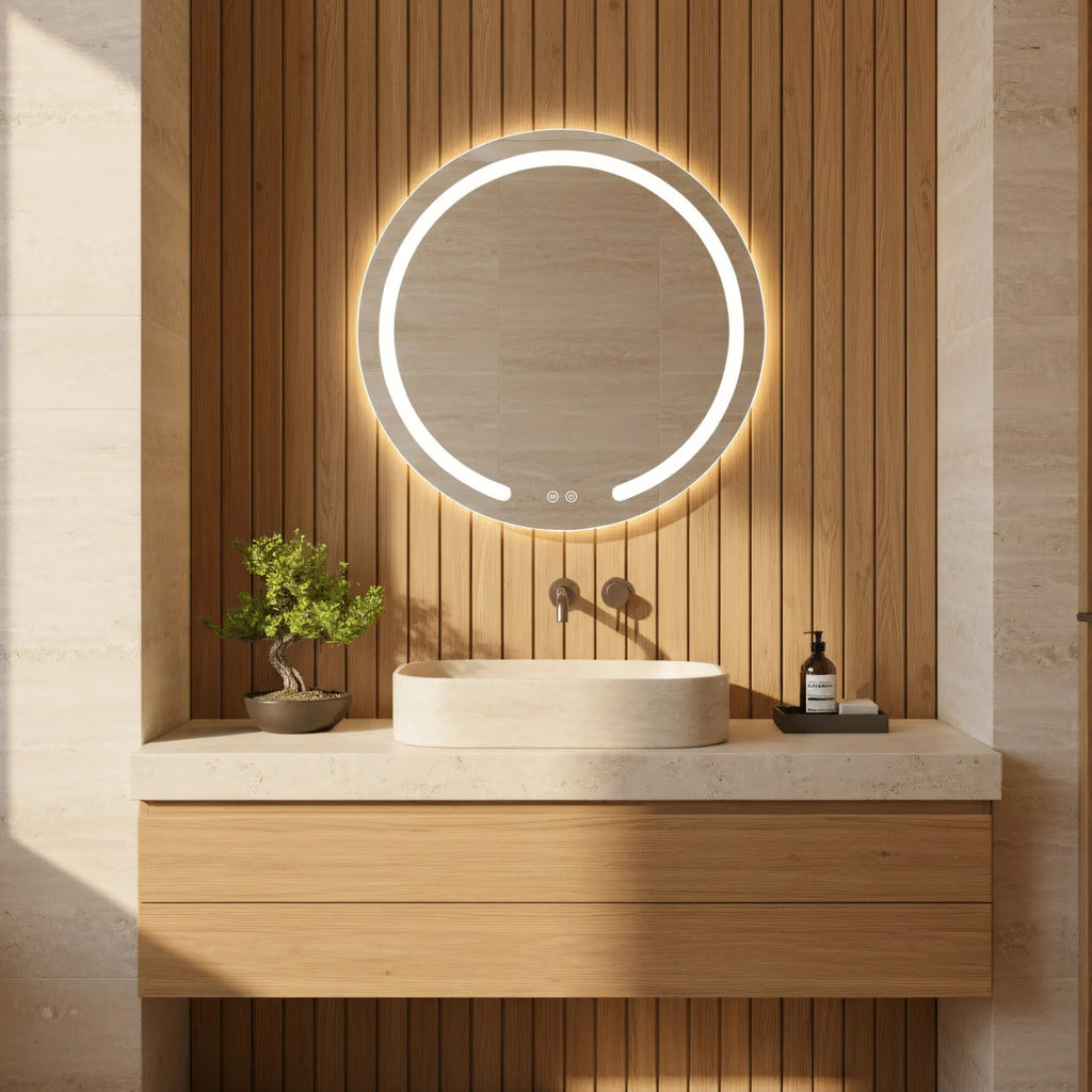 LED Tükör 50cm Modern 10