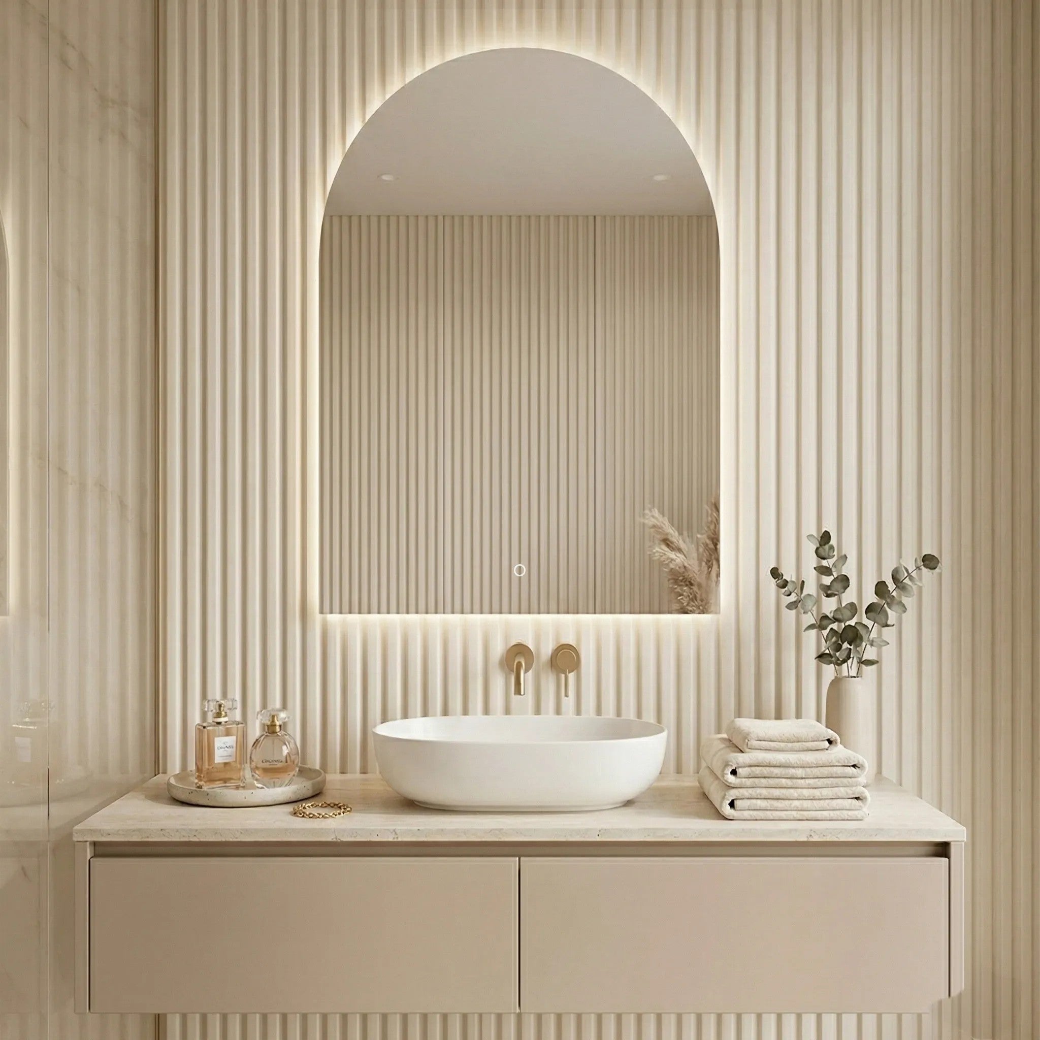 LED Tükör 90x60cm TOP-1 10