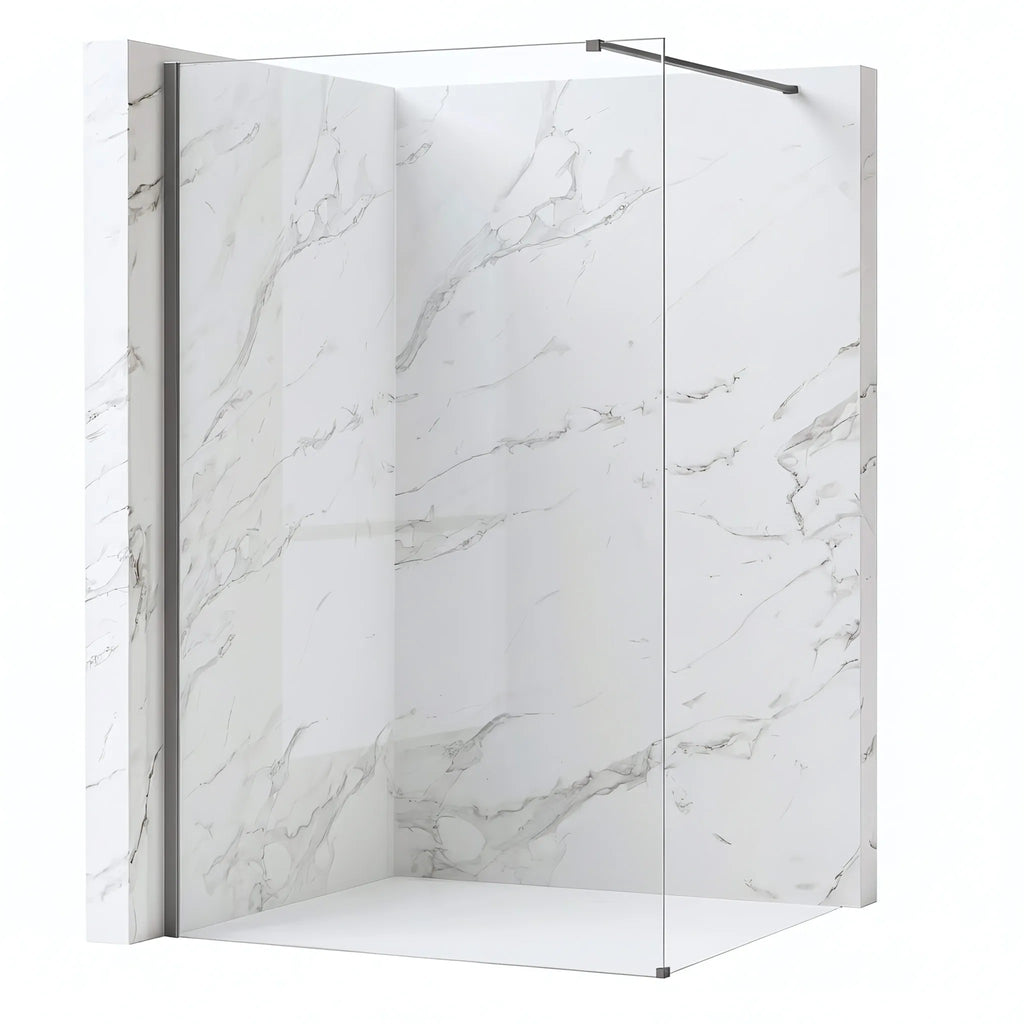 Zuhanyfal Rea Flexi Transparent / Titan 90 10