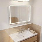LED Fali Tükör Polccal 80x60 Cm L-8060 10