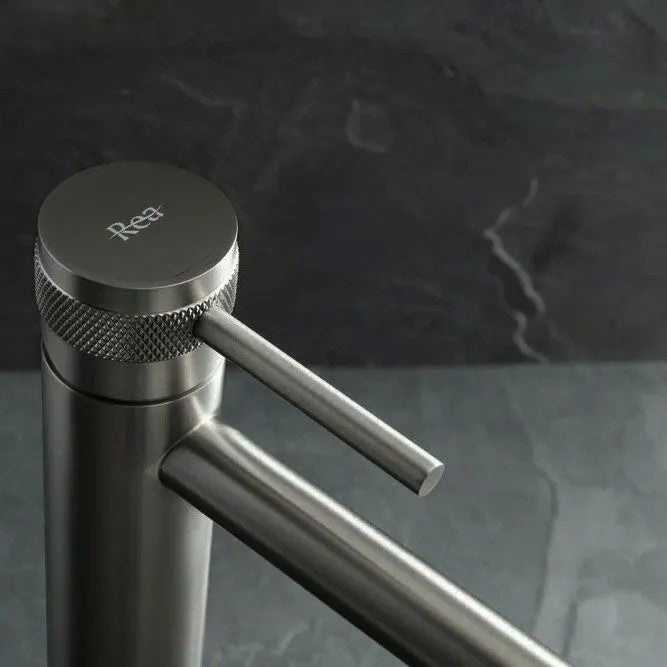 Fürdőszobai Csaptelep Rea Lungo Grip Gun Grey High 10