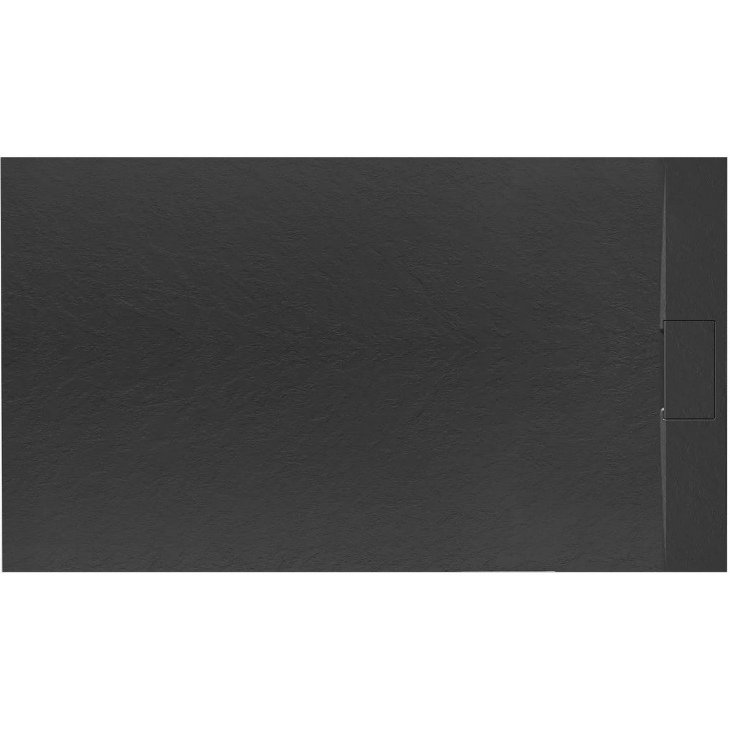 Zuhanytálca Bazalt Black 80x120 10