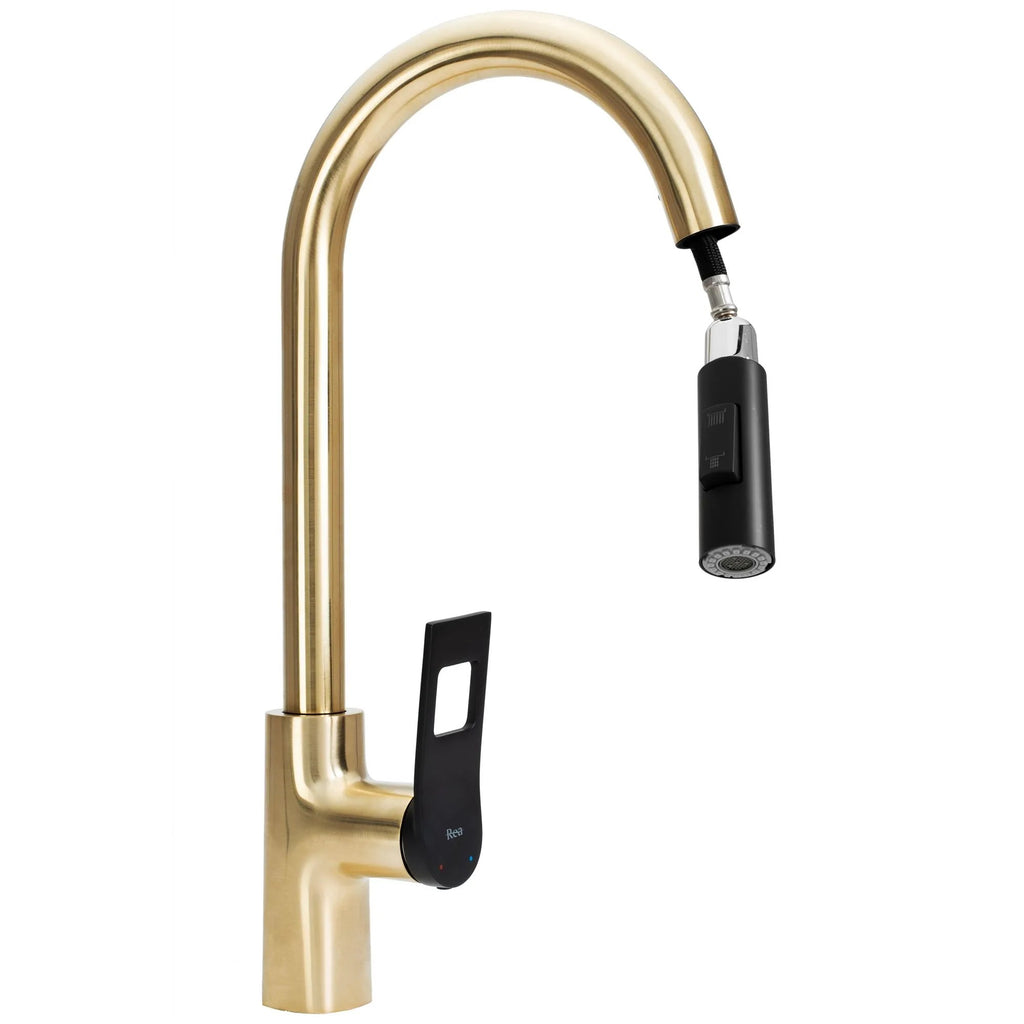 Konyhai Csaptelep Rea SOUL Gold Black 10