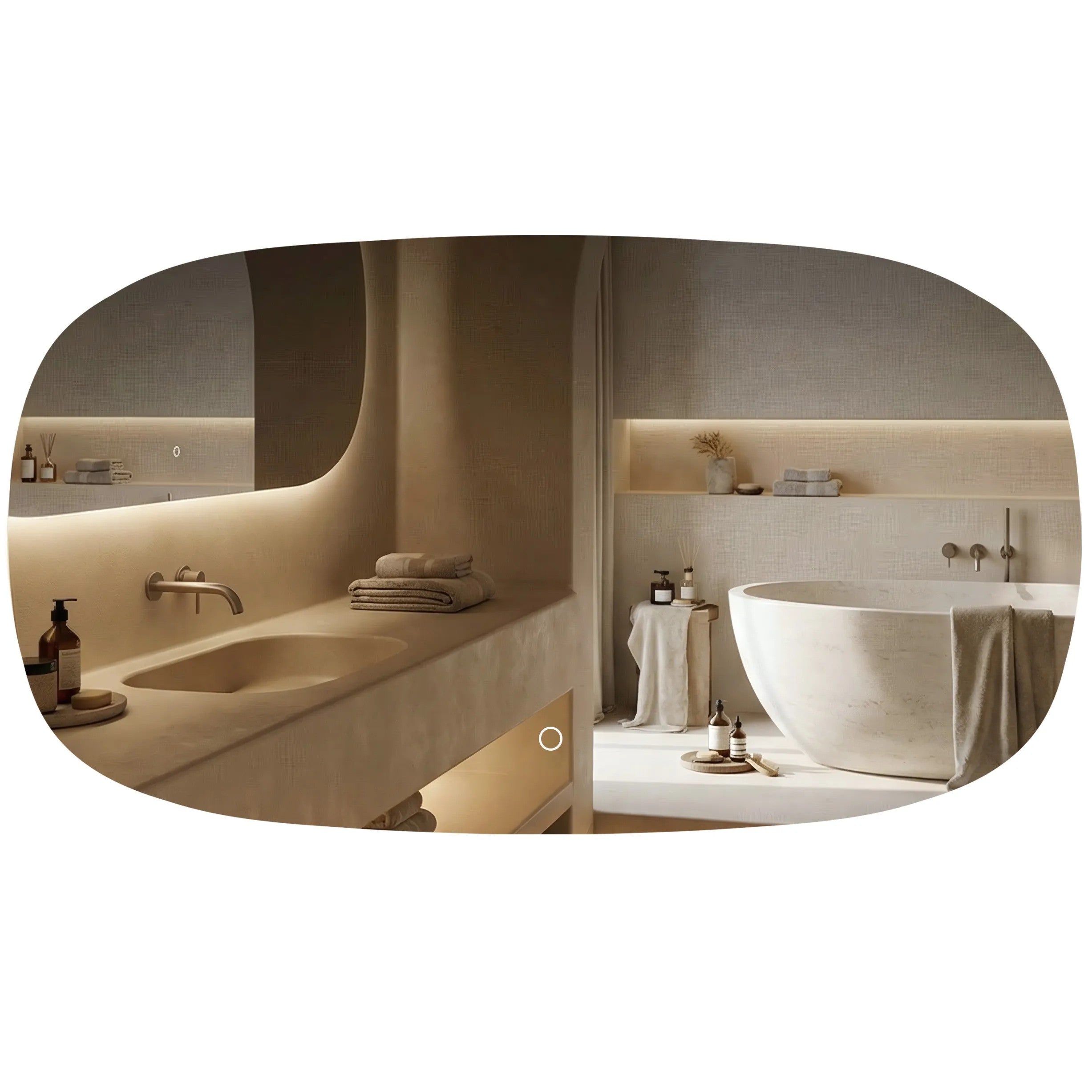 LED Tükör 100x60cm TOP-4 10