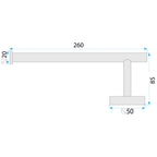 Fürdőszoba Fogas 29106 Riwon Brush Gold 10