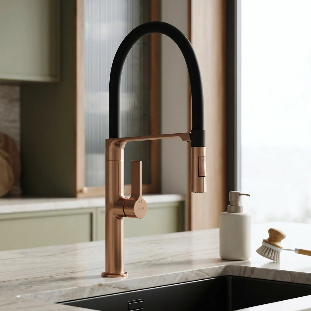 Konyhai Csaptelep REA Lago Brush Copper 11