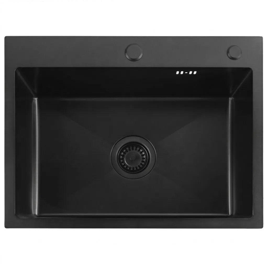 Acél Mosogatótálca Liam Black Konyhai Csapteleppel 11