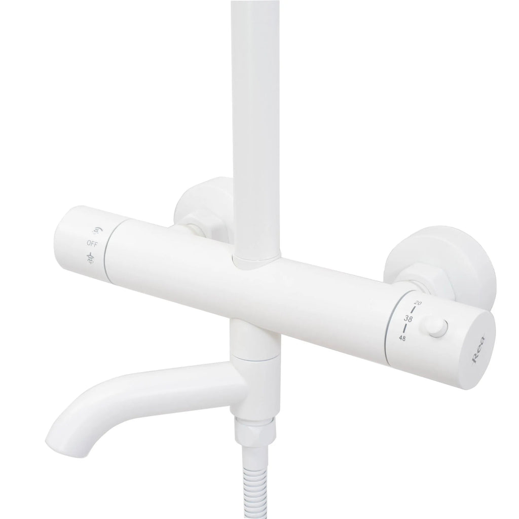 Termosztátos Zuhanyszett Rea Lungo White Matt 11