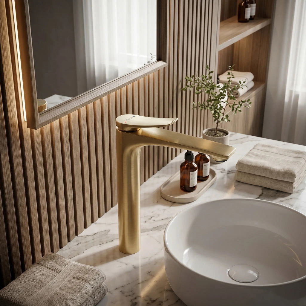 Fürdőszobai Csaptelep PREMIUM Rea Vision Brush Gold High 11