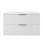 Mosdószekrény Rea Mono 80cm White 11