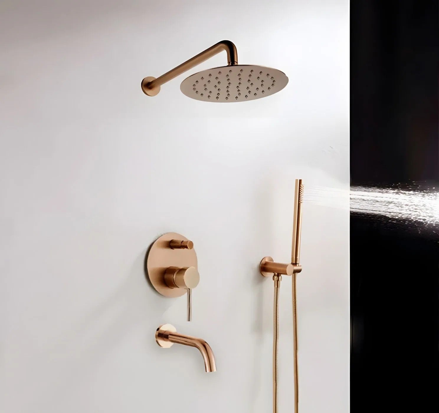 Rejtett Zuhanyszett Rea Lungo Copper + BOX 11