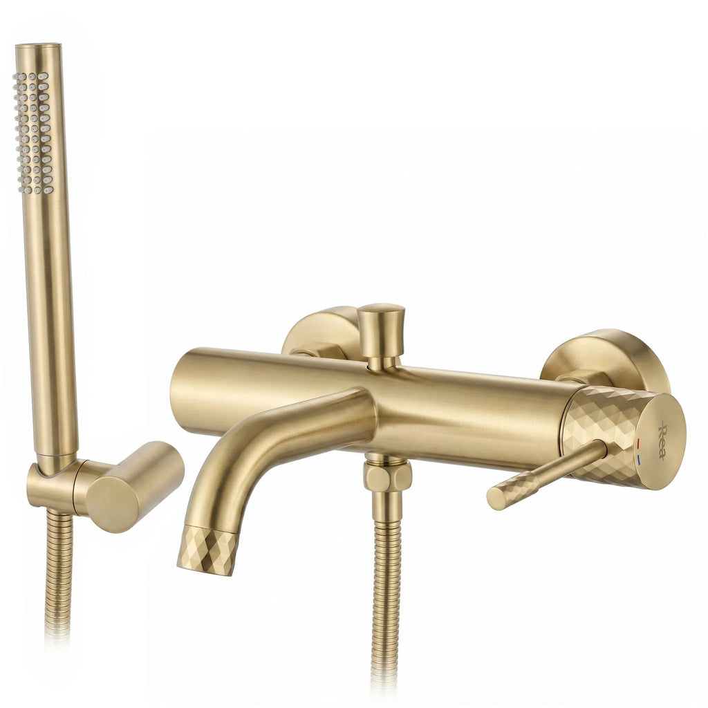 Fürdőkád Csaptelep Rea Lungo Diamond Brush Gold 11