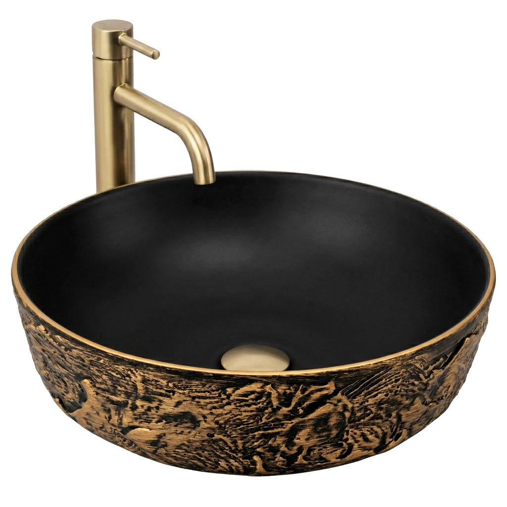Pultos Mosdókagyló Rea Babilon Gold 11
