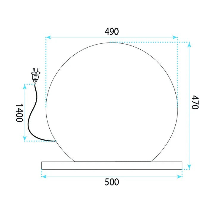LED Tükör HOLLYWOOD White 50 Cm 11