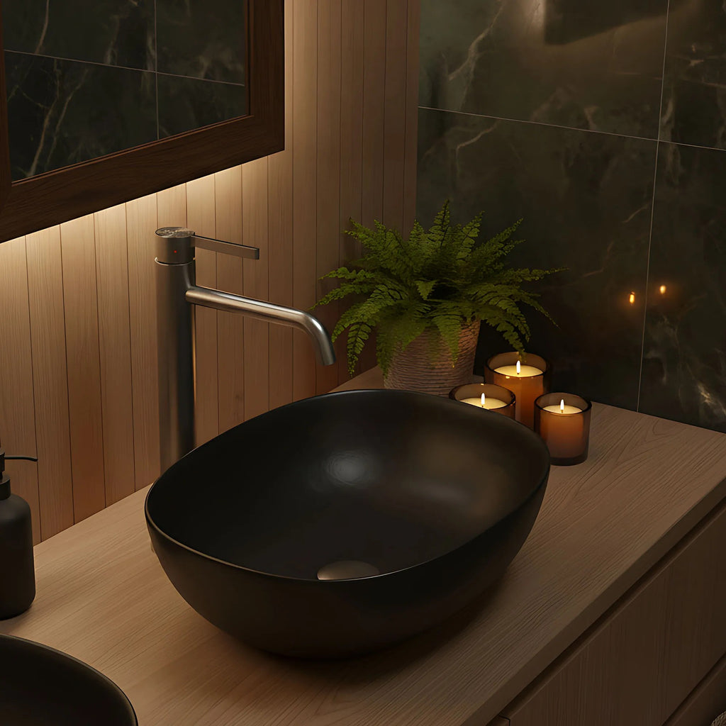Fürdőszobai Csaptelep Rea Foster Brush Nickel High 12