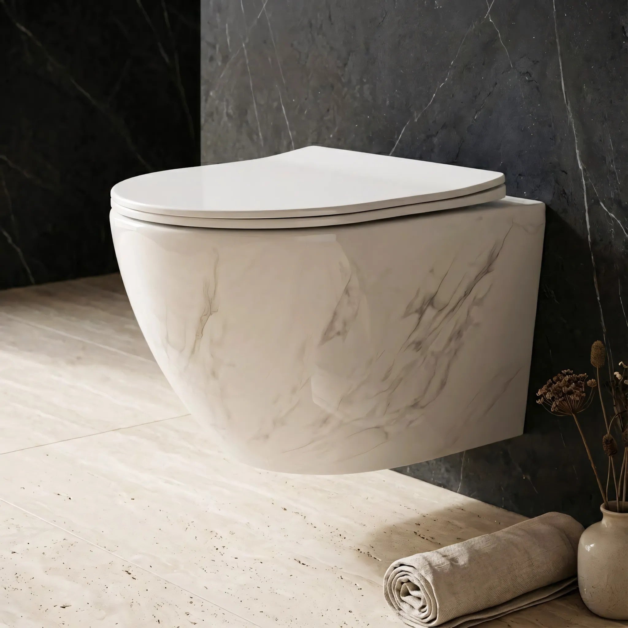 WC Csésze Rea Carlos Nature Marble 12