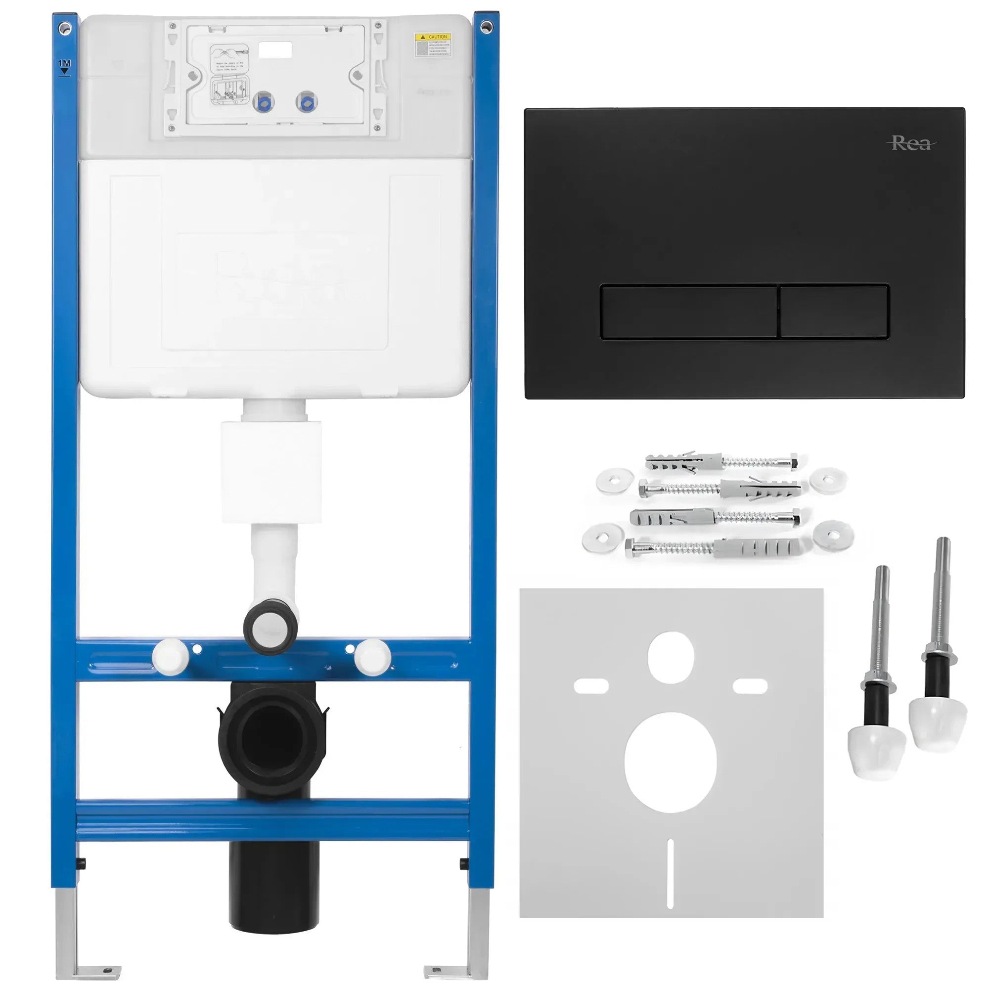 Falba Építhető Wc Tartály K011A-Q HD Black 12