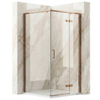 Zuhanykabin Rea Bruno 90x90 Brush Copper 12