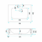 Fali Mosdó REA Aresa Cold Jade 70 12