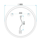 LED Tükör SOFT 80 12