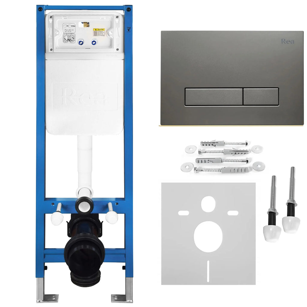 Beépíthető WC Tartókeret Szett Slim 024N HD Titan Nyomólappal 13