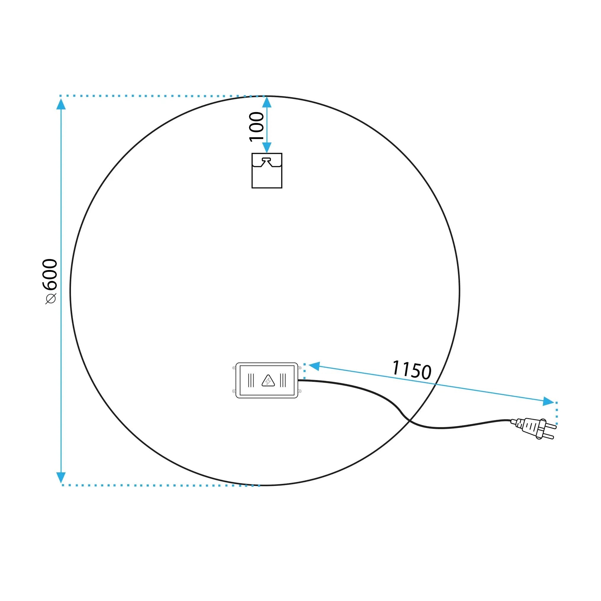 LED Tükör SOFT 60 13