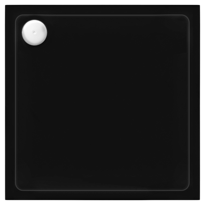 Akril Zuhanytálca Rea Savoy Black 90x90 2