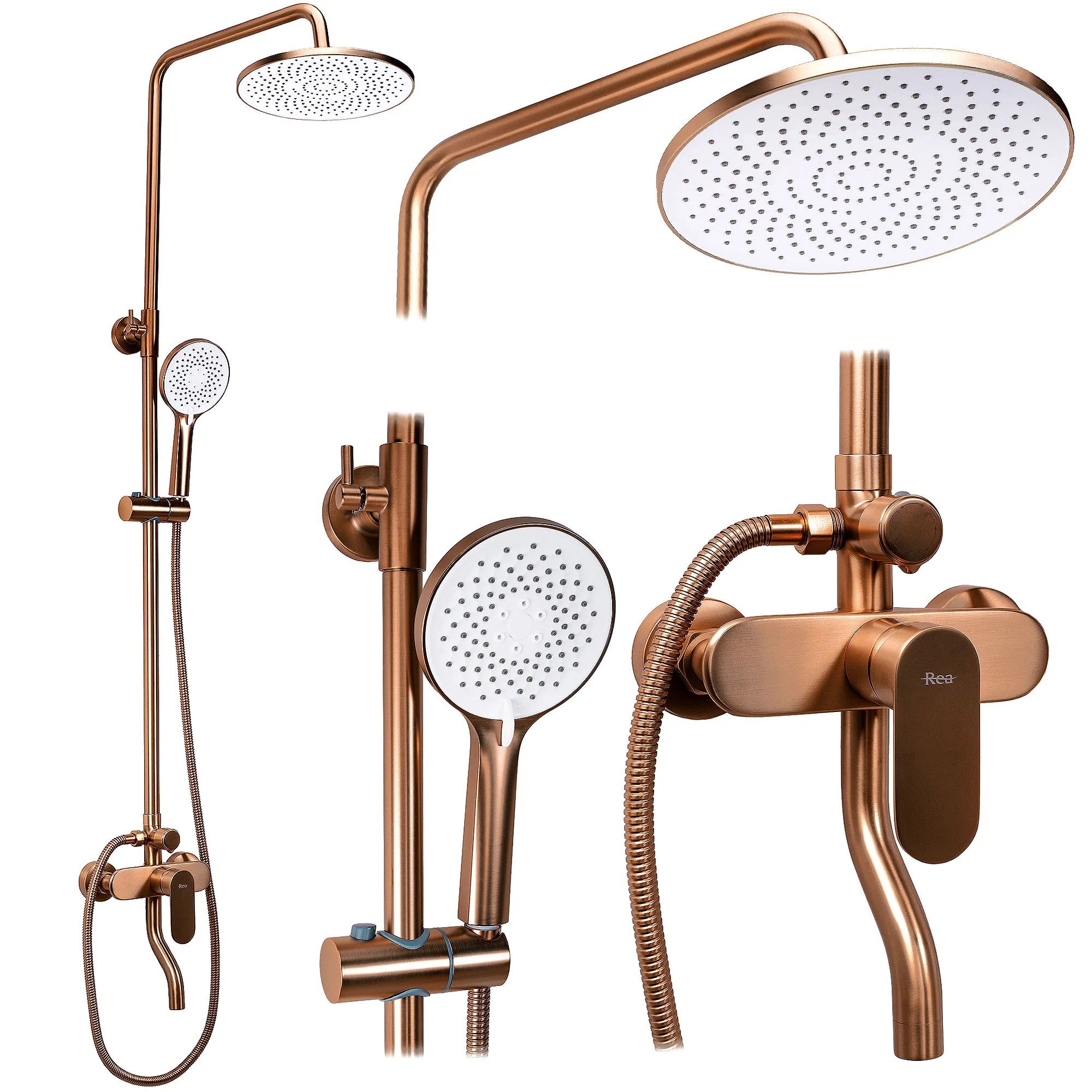 Zuhanyszett REA DROP Brush Copper 1