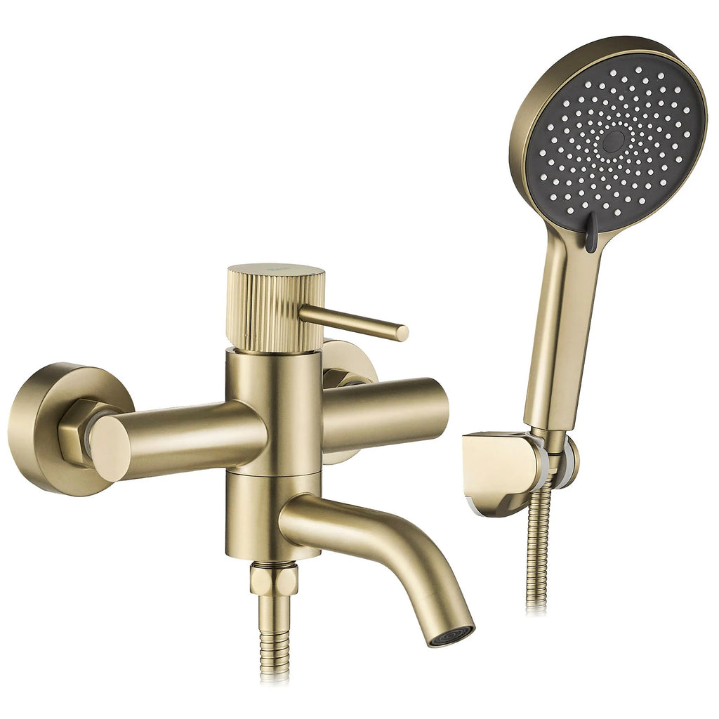Fürdőkád Csaptelep Rea Lungo Stripe Gold Brush 1