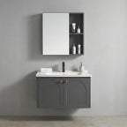 Fürdőszobabútor Szett Mosdóval Denver 60cm Grey 1