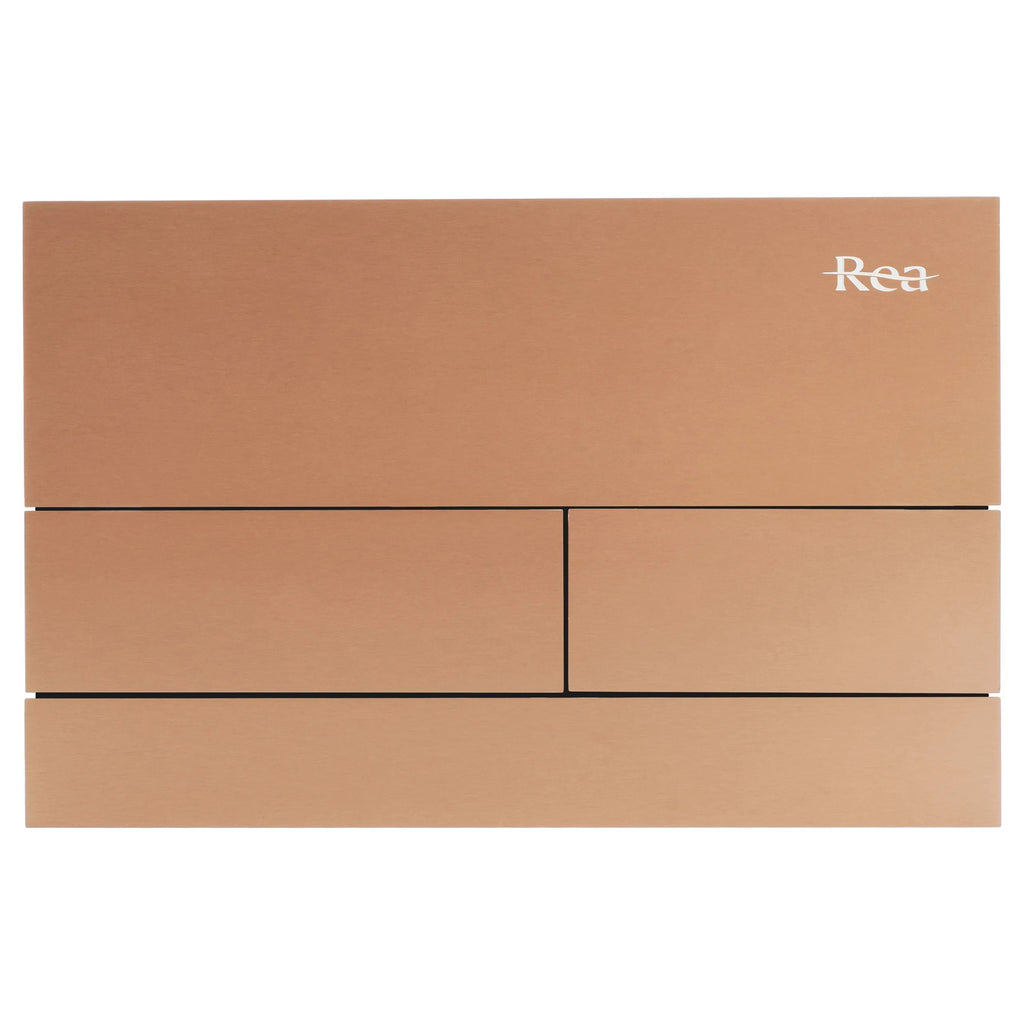 WC Öblítő Gomb K011A-Q És Slim024N Rea T Brush Copper/Brushed Rose Gold 1
